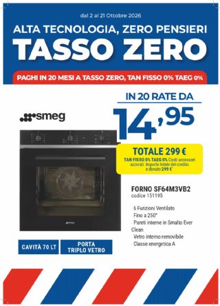 FORNO INCASSO SMEG SF64M3VB2